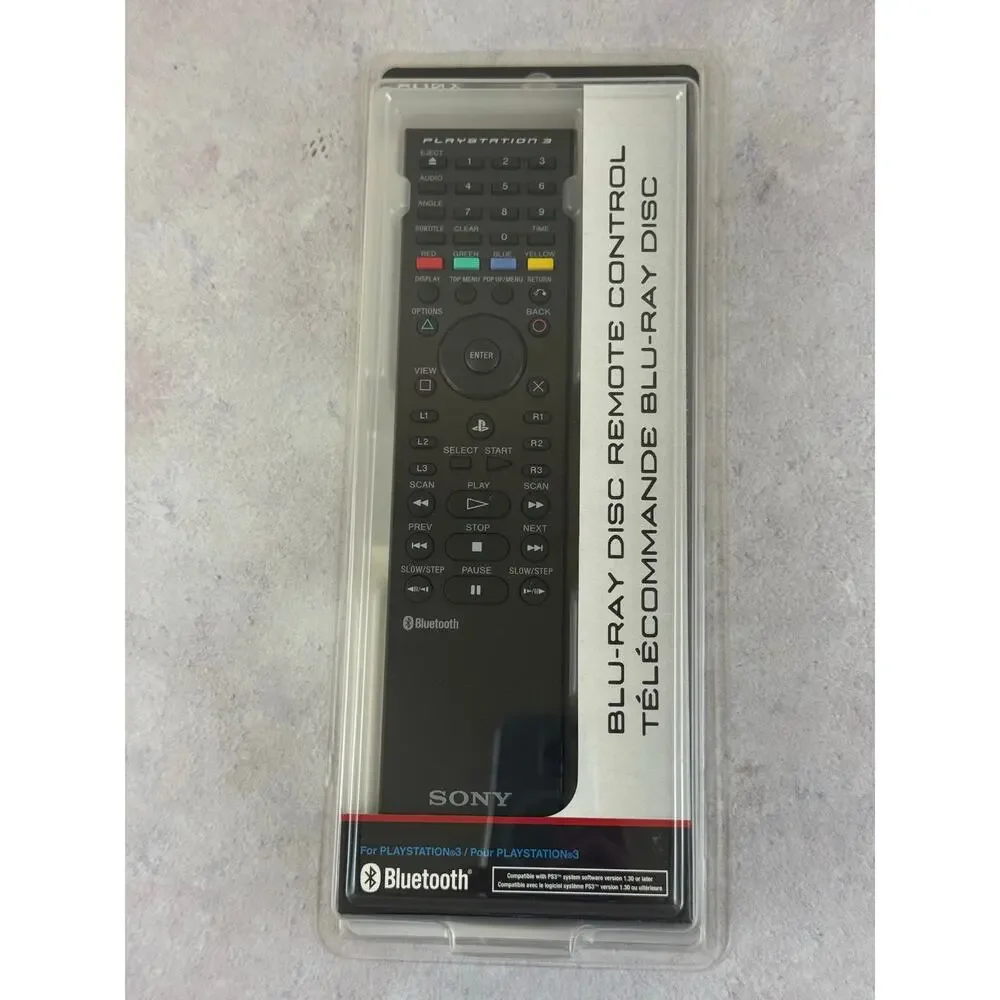 Sony PlayStation 3 Blu-ray Disc Remote New Sealed